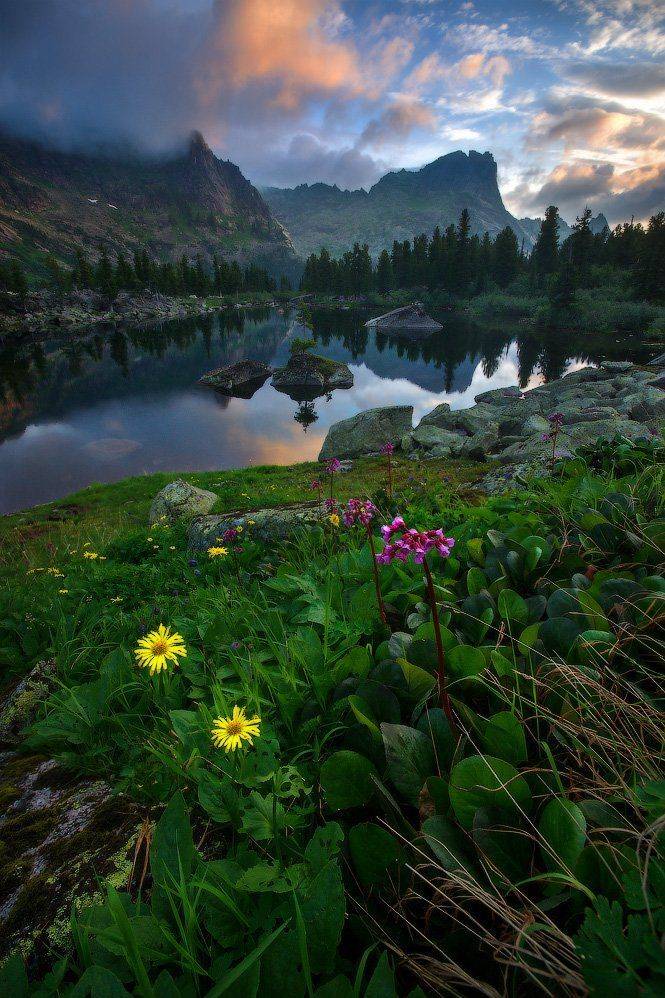 ергаки, горы, саяны, лето, сибирь, озеро, художников, озерохудожников, Владимир Ляпин