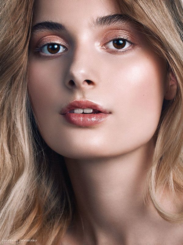 бьюти съемка портрет глянец красивая девушка модель фотограф москва студийная съемка портфолио Алла фото превью