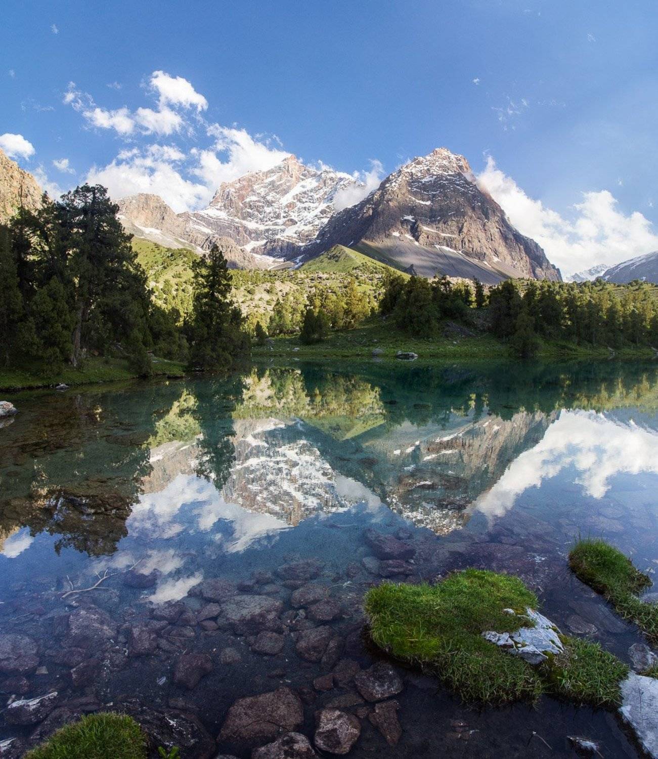 горы, скалы, Таджикистан, фаны, арча, горное, озеро,, Алексей Медведев