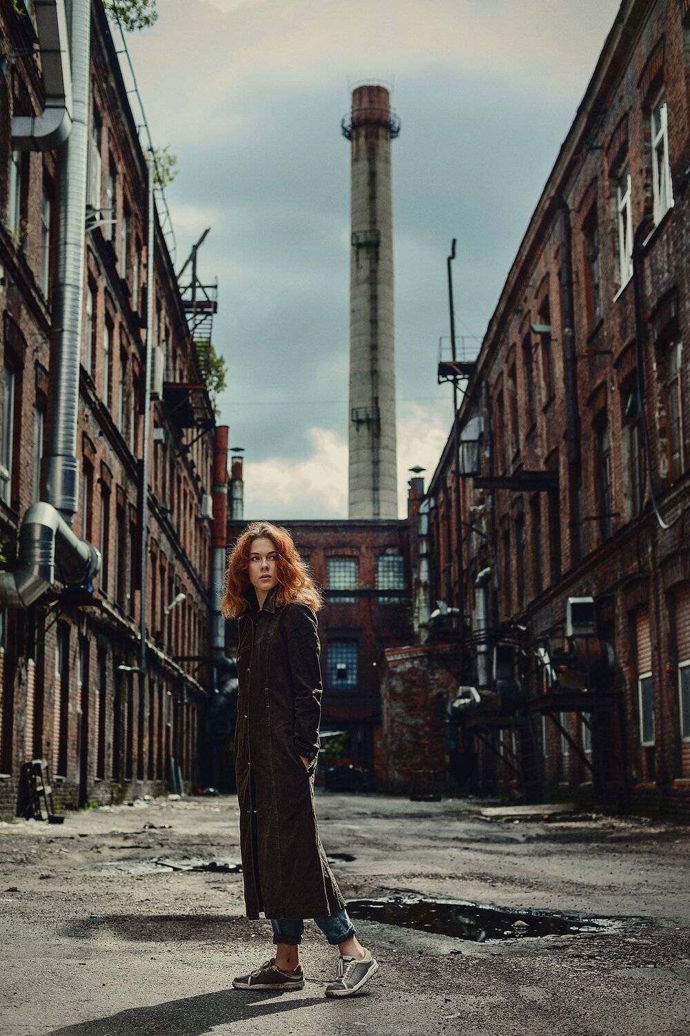 портрет, девушка, ветер, ритм, арт, Павел Соколов