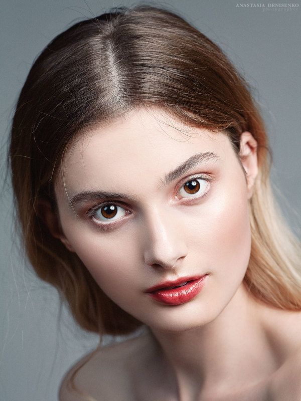 бьюти портрет модель красивая девушка фотограф москва студийная съемка портфолио beauty fashion мэйкап Алла фото превью