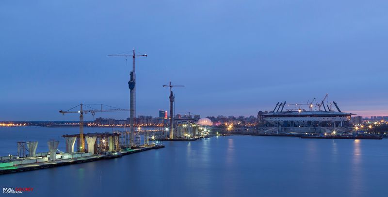 golubevphoto, Россия, Петербург, СПб, Питер, ЗСД, пейзаж, город, Зенит Путь на арену фото превью