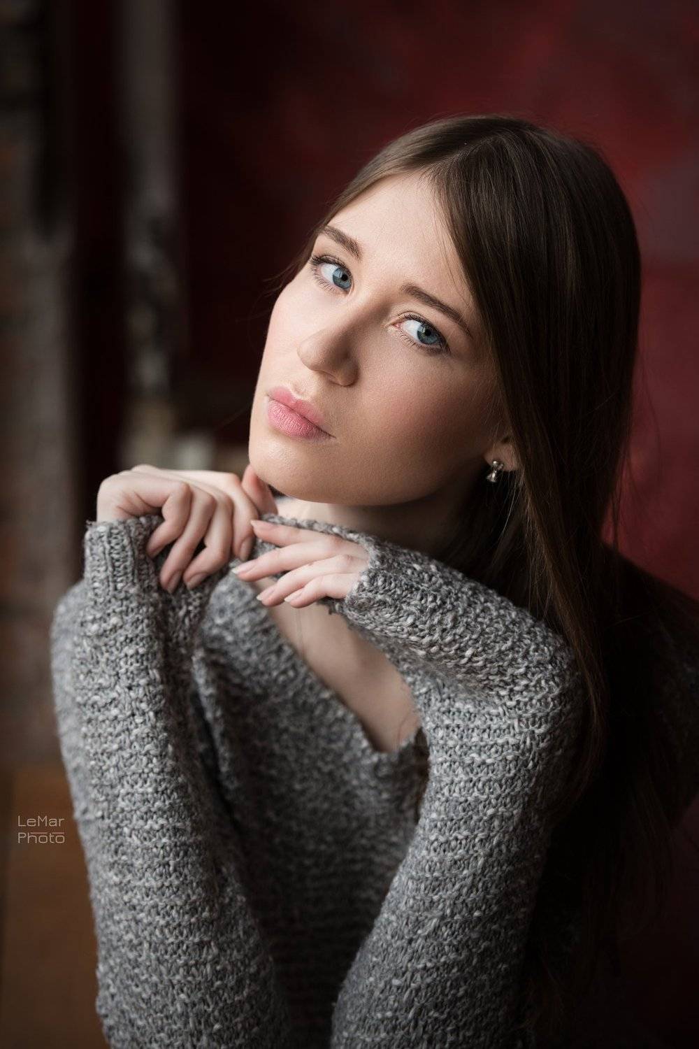 девушка, модель, москва, портрет, свет, день, студия, фотосессия, естественный свет, Леонид Маркачев