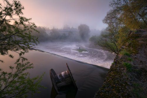 На утренней рыбалке