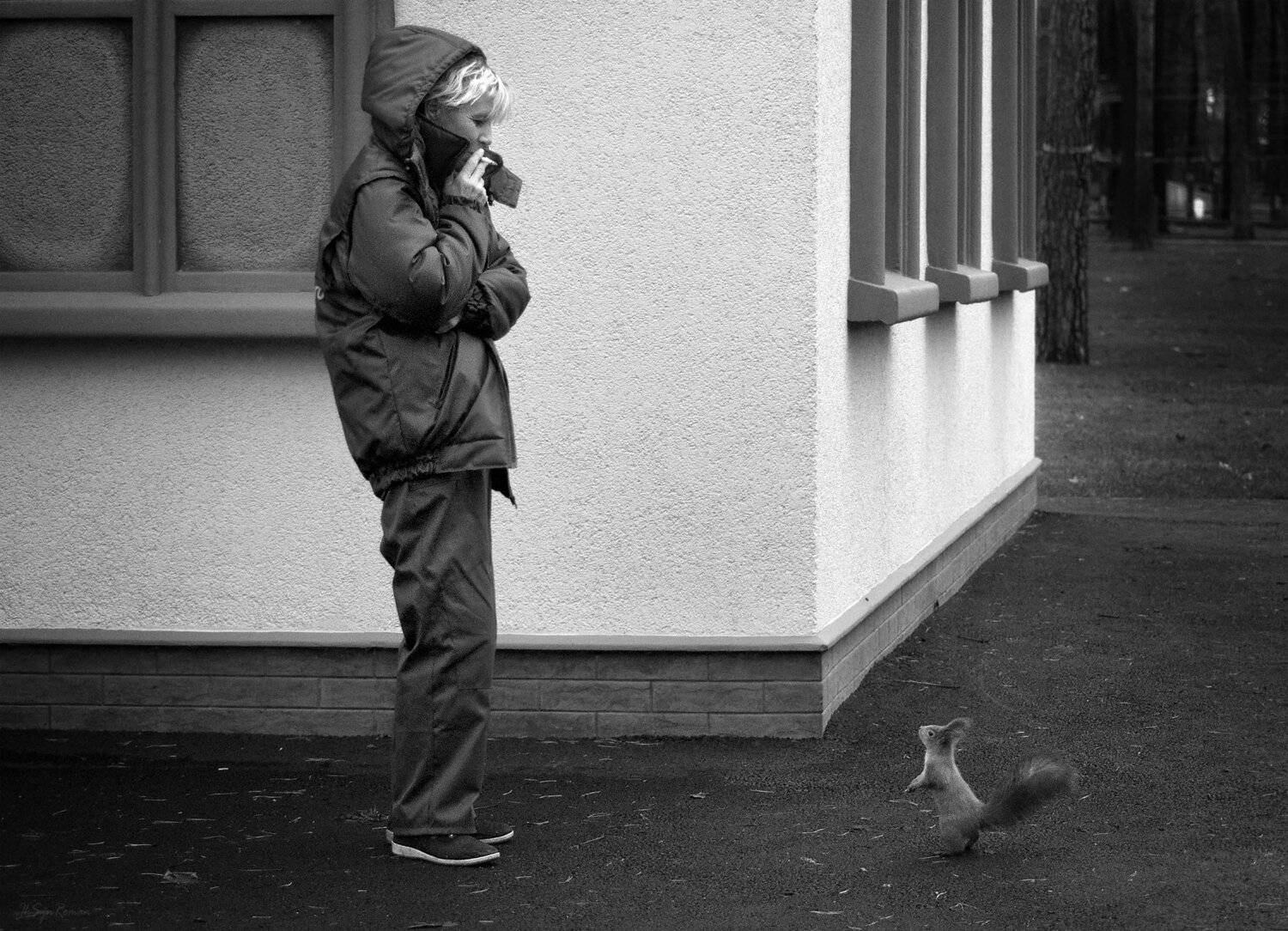 курильщица,белка, Roma Krasov ( Chitinskiy )