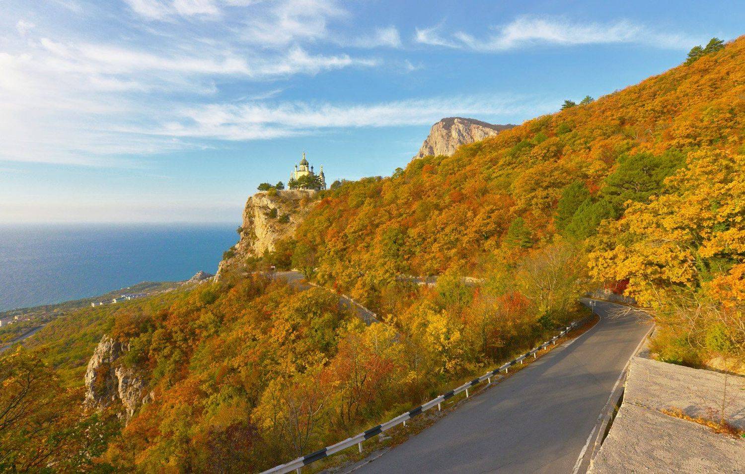 Крым, Форос, церковь, осень, Сергей Седов