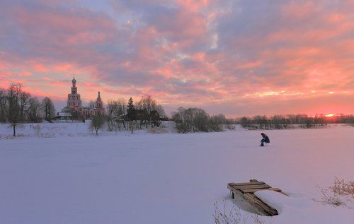 На вечерней зорьке
