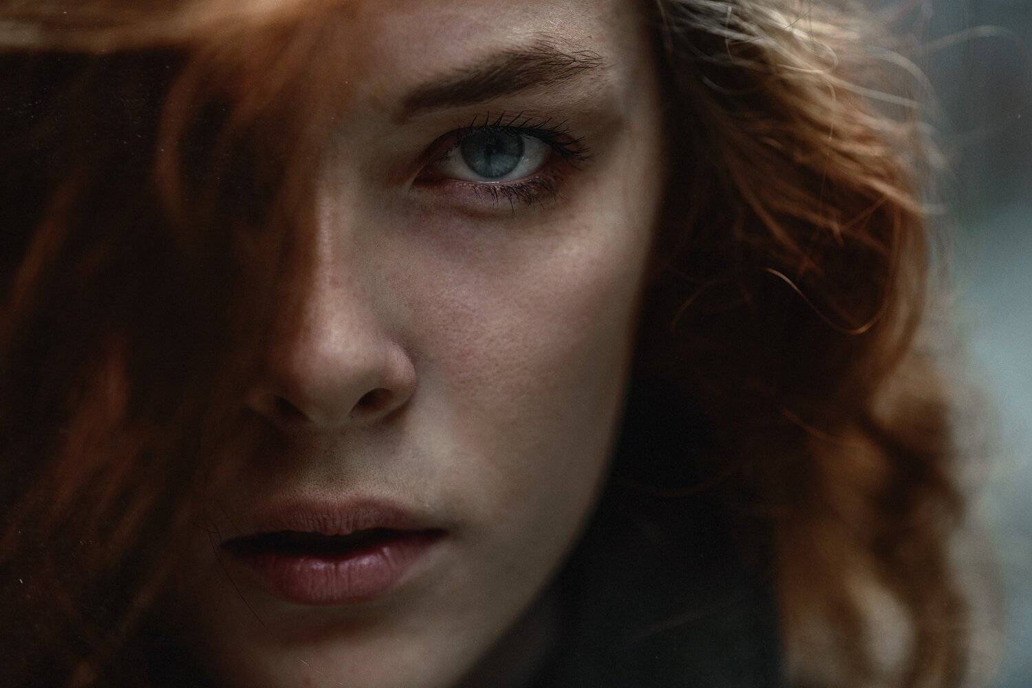 портрет, девушка, ветер, ритм, арт, Павел Соколов