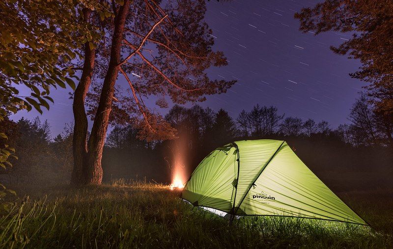 поход туризм d810 май весна ночь звёздылес Наедине с природой фото превью
