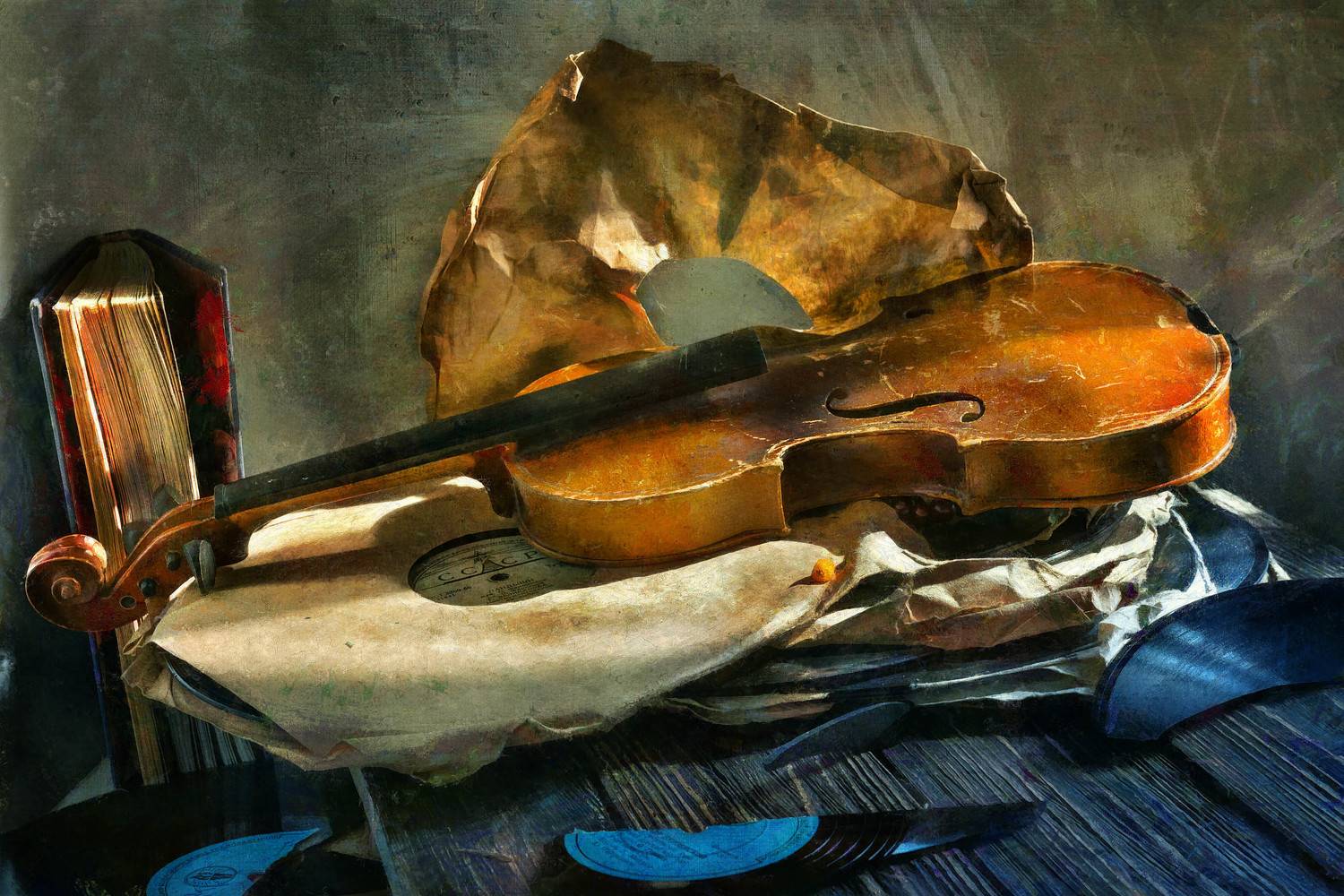 скрипка, старые пластинки, Ирина Данилова