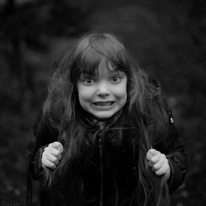 девочка, портрет, чб, фотография, детский портрет, ребёнок, bw, child, girl, portrait Дикая фото превью