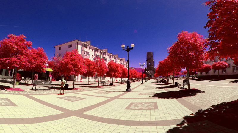 инфракрасная фотография, ик, цветная инфракрасная фотография Где-то в параллельной Вселенной фото превью