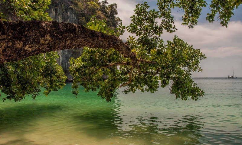 тайланд, пханг-нга в лагуне фото превью