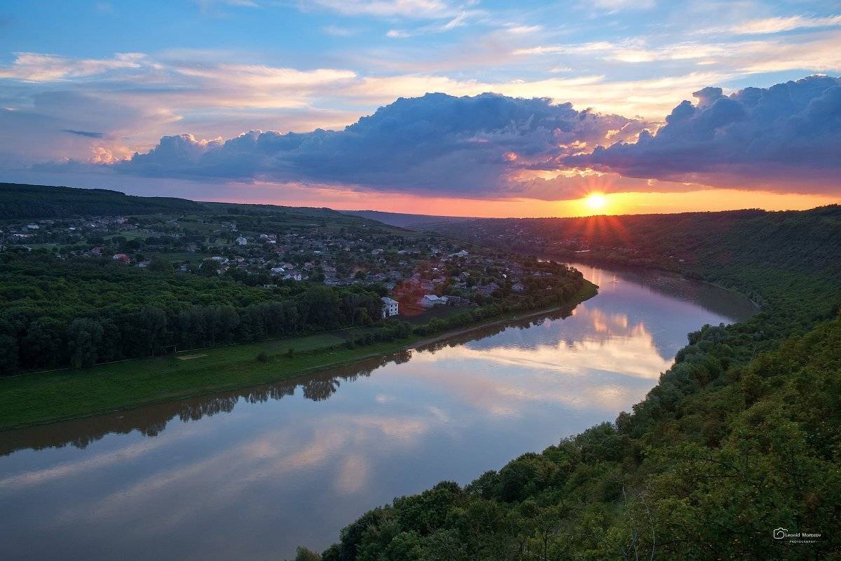 пейзаж., природа., город, .облака., небо., карпаты., горы., Леонид Морозов