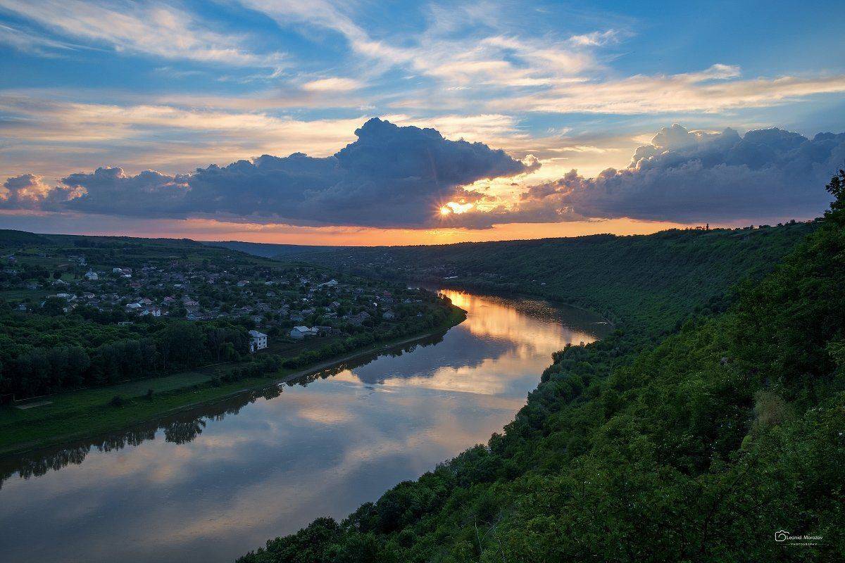 пейзаж., природа., город, .облака., небо., карпаты., горы., Леонид Морозов