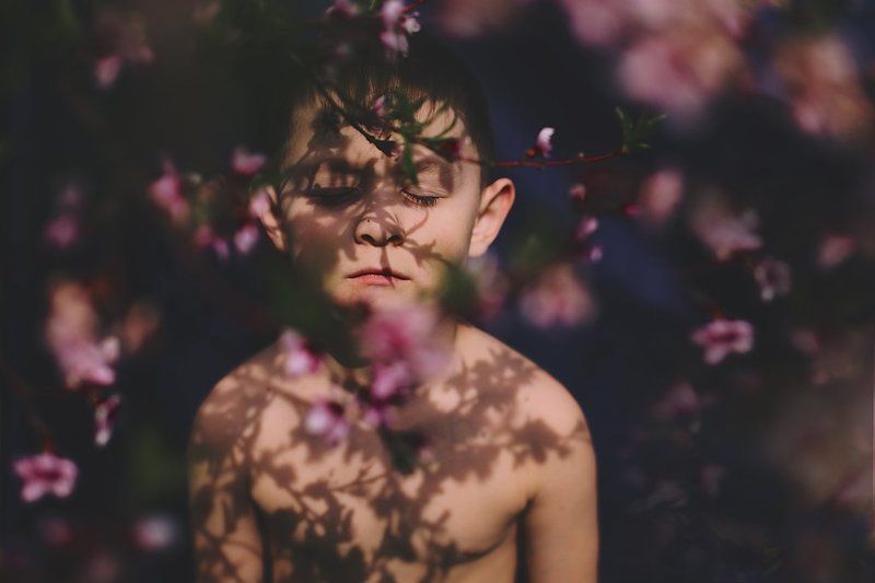 портрет, детская Когда персик цветет фото превью