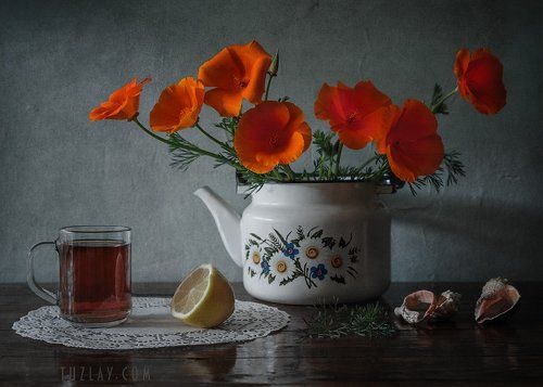 Чай с лимоном ? . . .