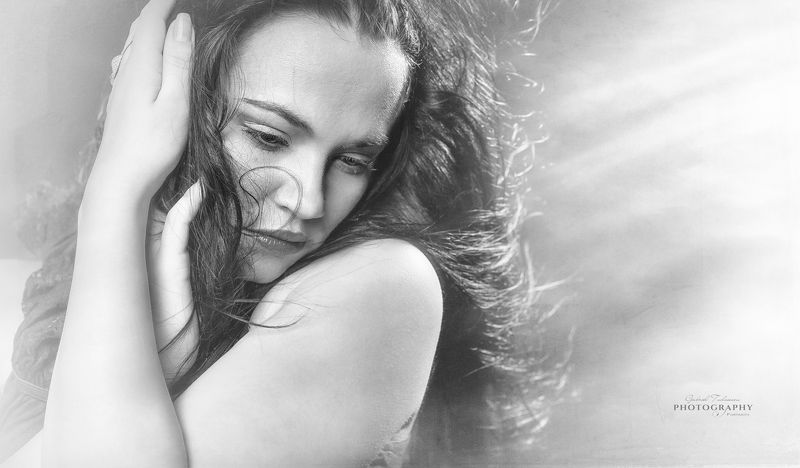 portrait, black & white Saby фото превью