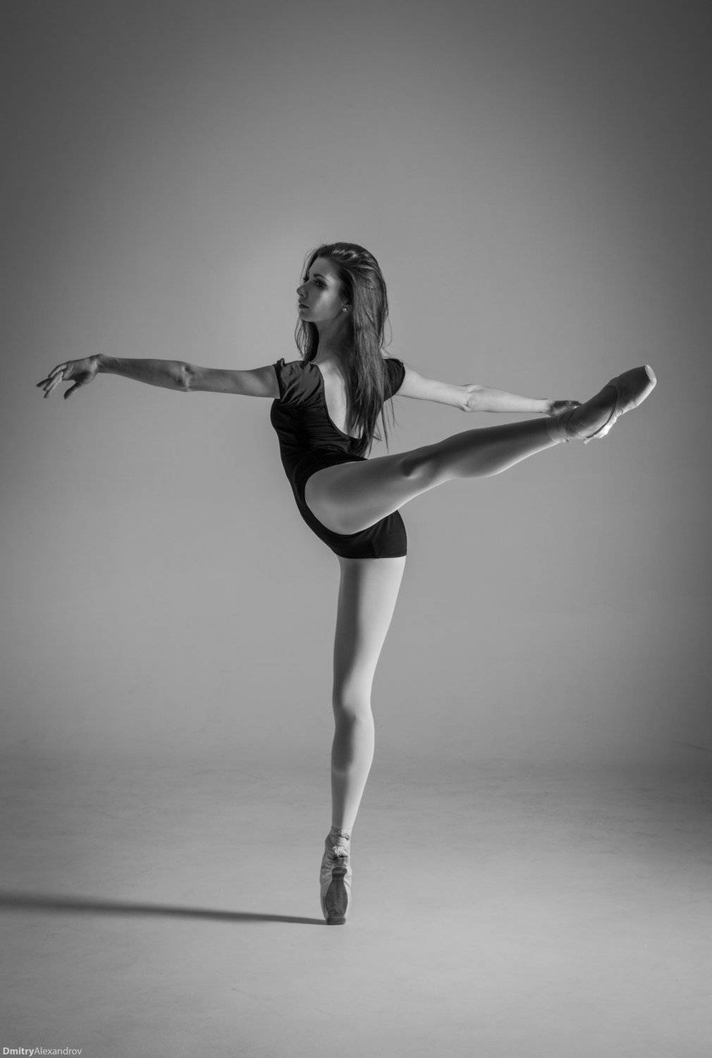 Балет, балерина,танец,пуанты,чб, Дмитрий Александров