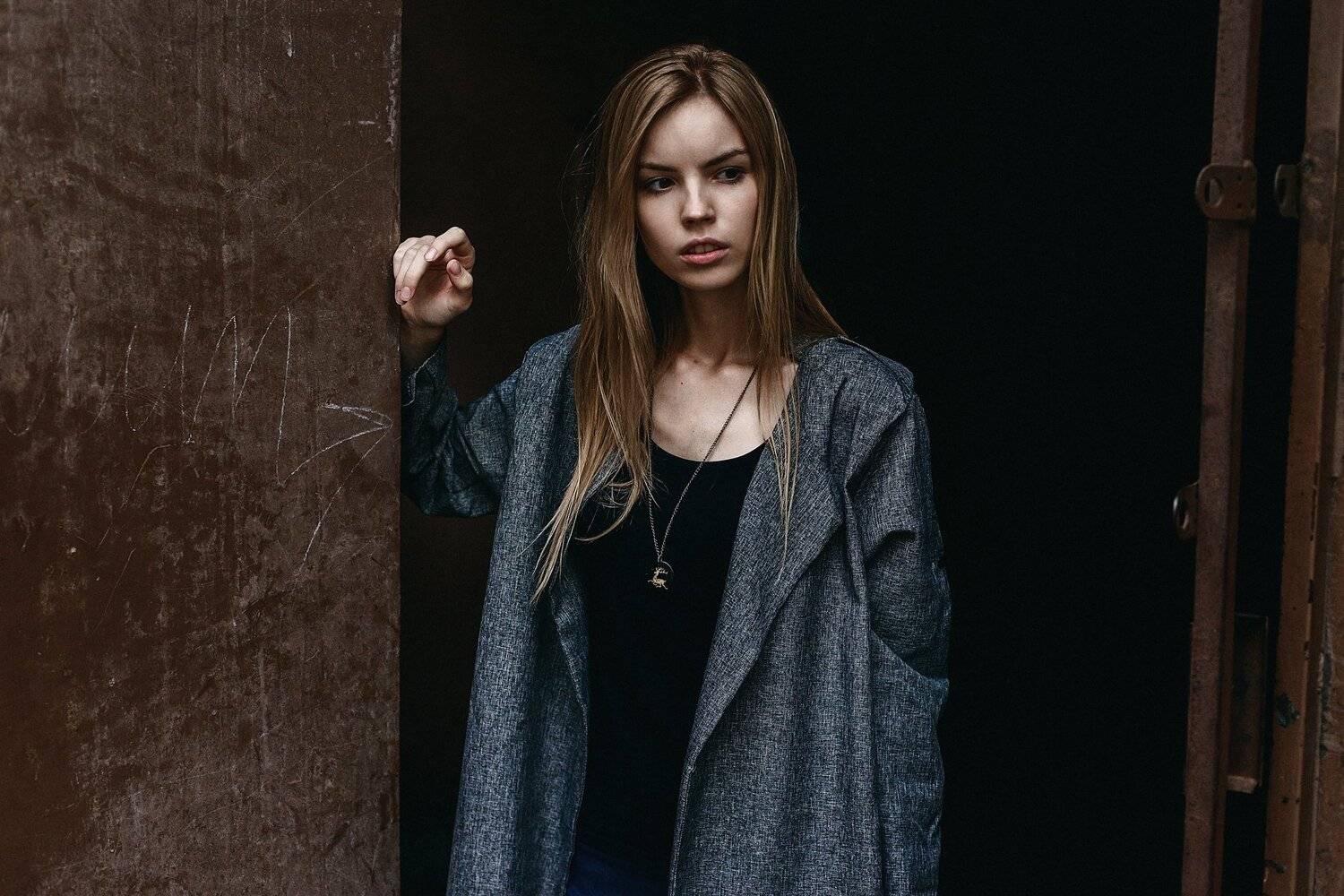 портрет, девушка, ветер, ритм, арт, Павел Соколов