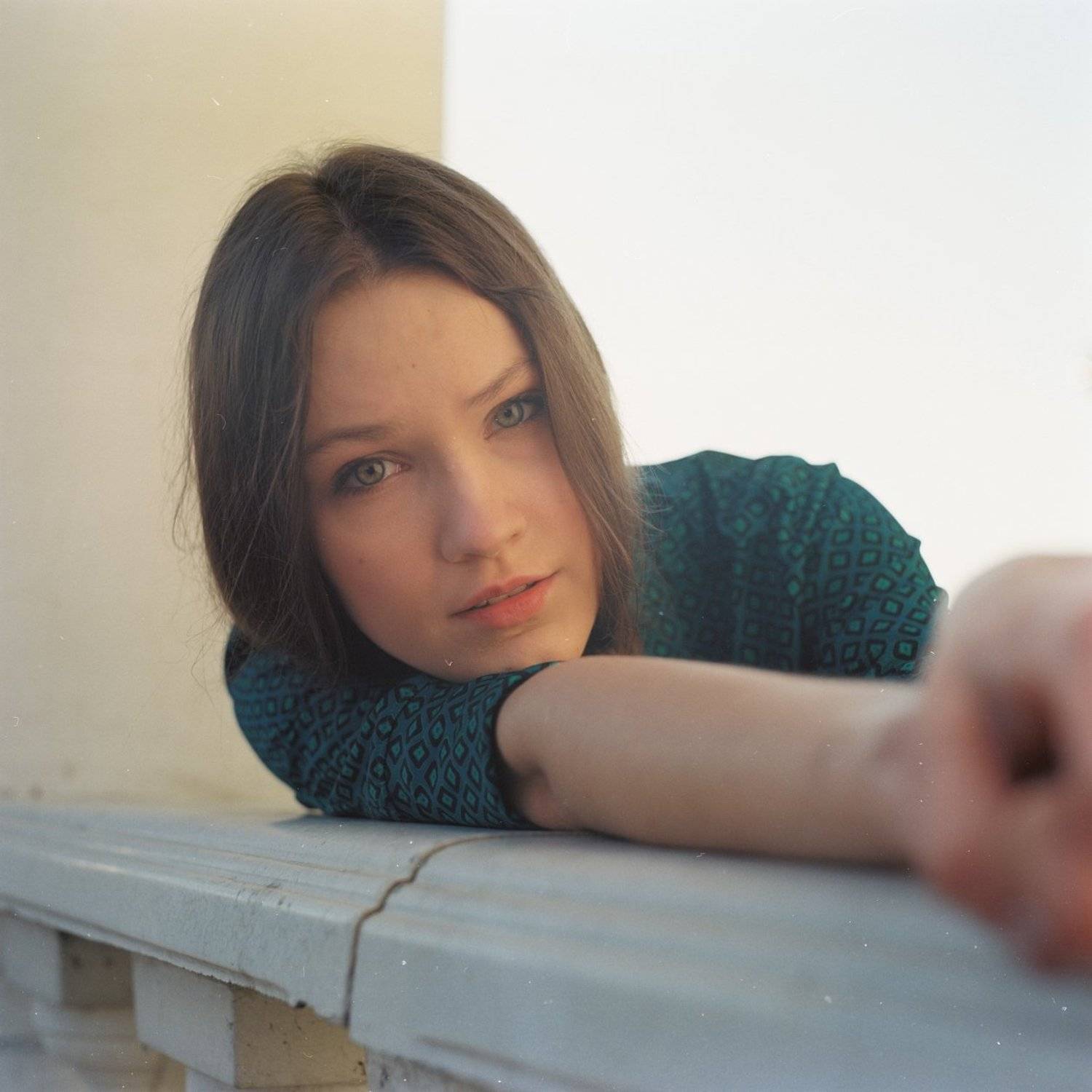 девушка, портрет, крупным планом, весна, закат, город, Валентин Гайдай