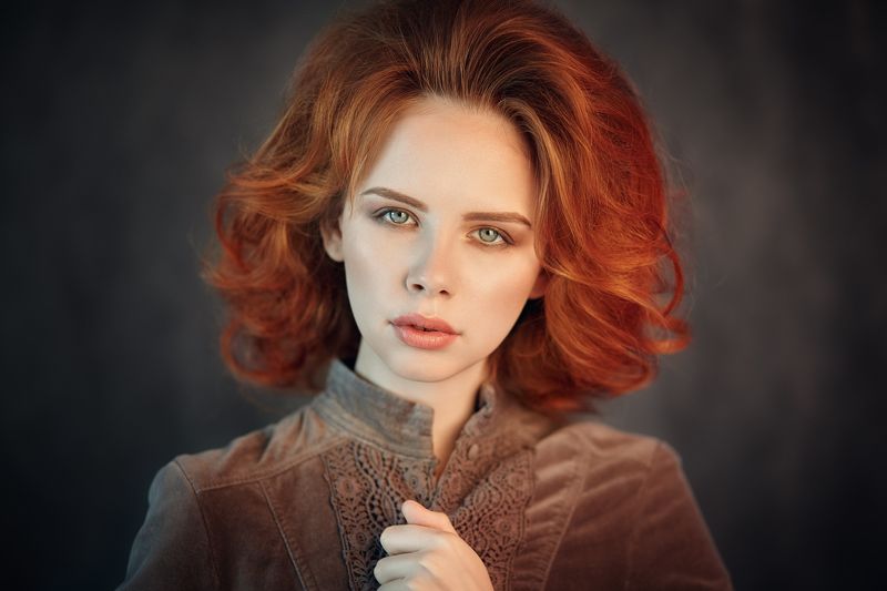 портрет,взгляд,девушка, Елена фото превью