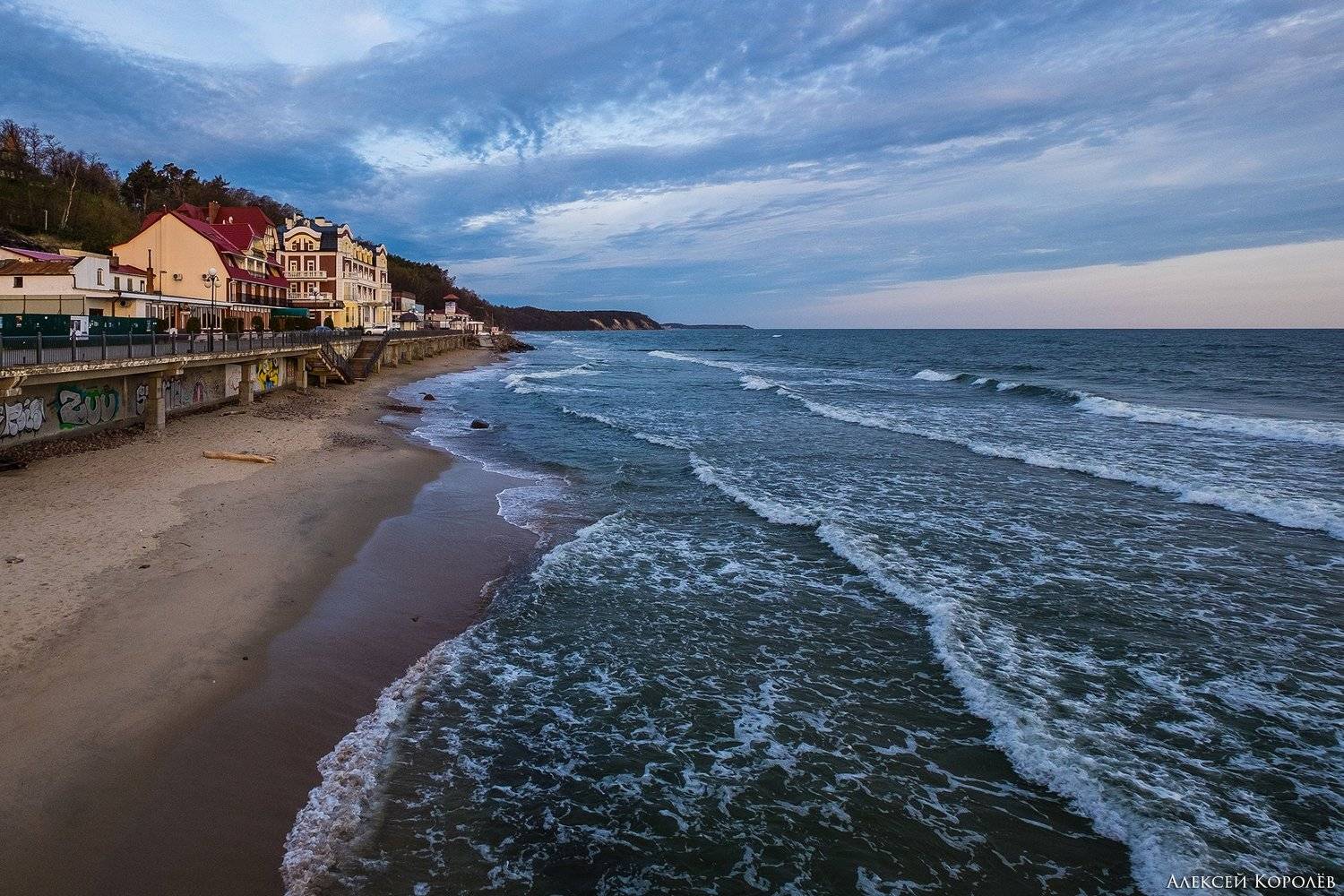 калининградская область, россия, светлогорск, балтийское море, пляж, море, восход, пейзаж, kaliningrad region, russia, svetlogorsk, baltic sea, beach, sea, landscape, Алексей Королёв