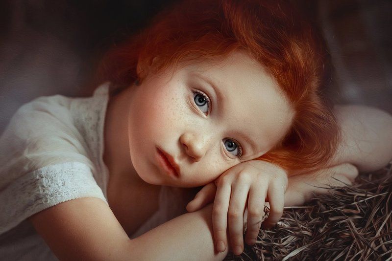 девочка с собачкой фото превью