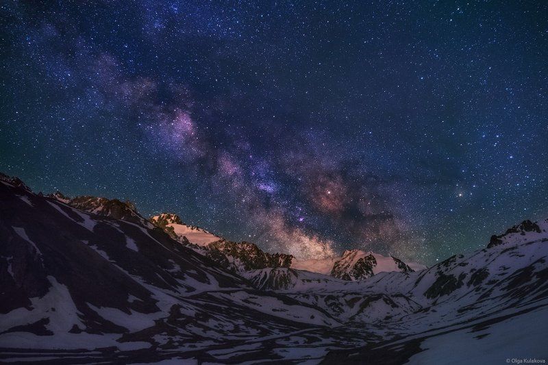 млечный путь, ночь, ночное небо, звездная ночь, туюк-су, ночной пейзаж *** фото превью