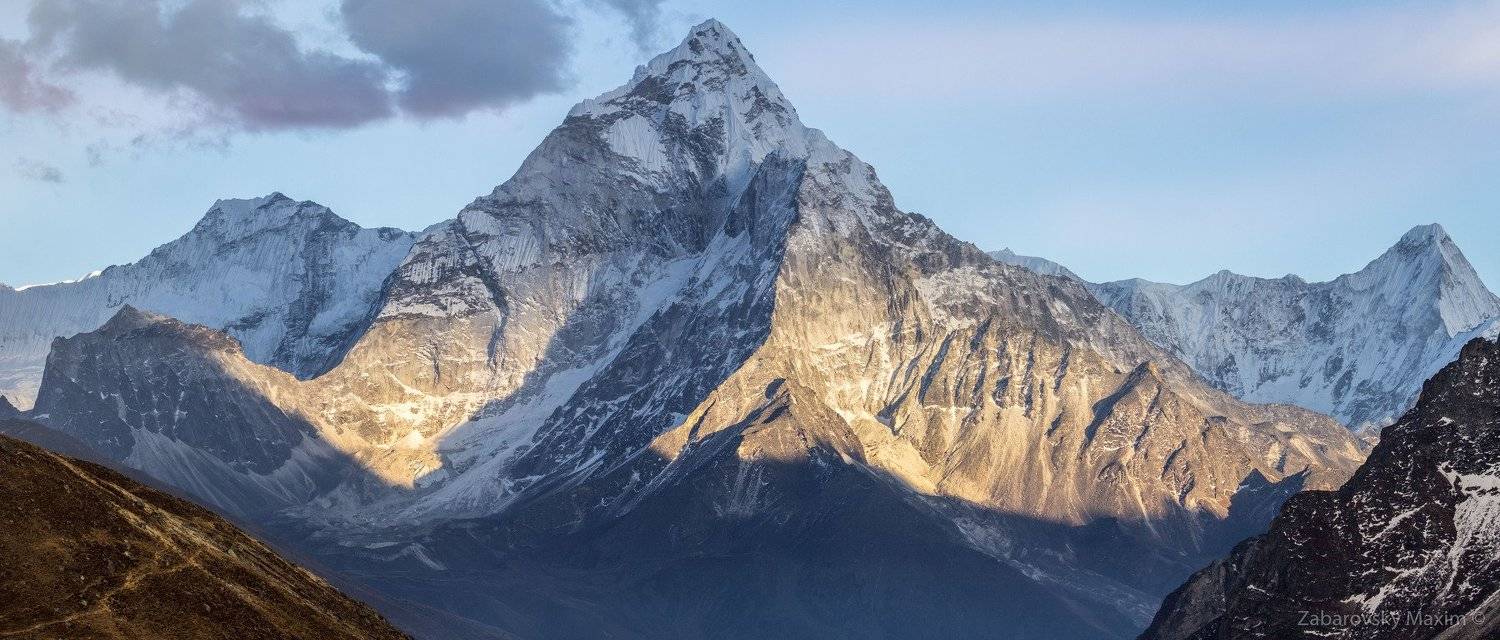 горы, непал, ама даблам, треккинг, гималаи, Максим Забаровский