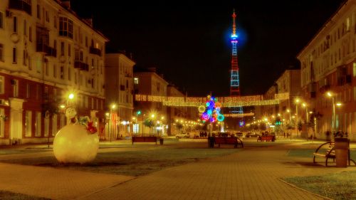 Ночной проспект. 