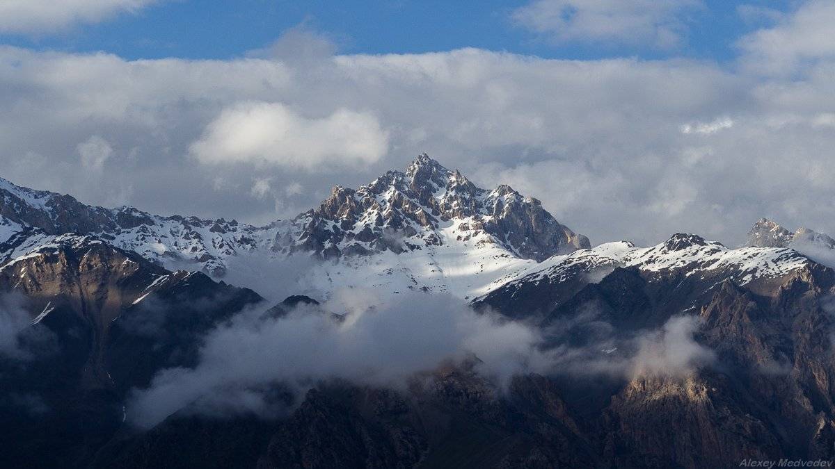 горы, скалы, Таджикистан, фаны, арча, горное, озеро,, Алексей Медведев