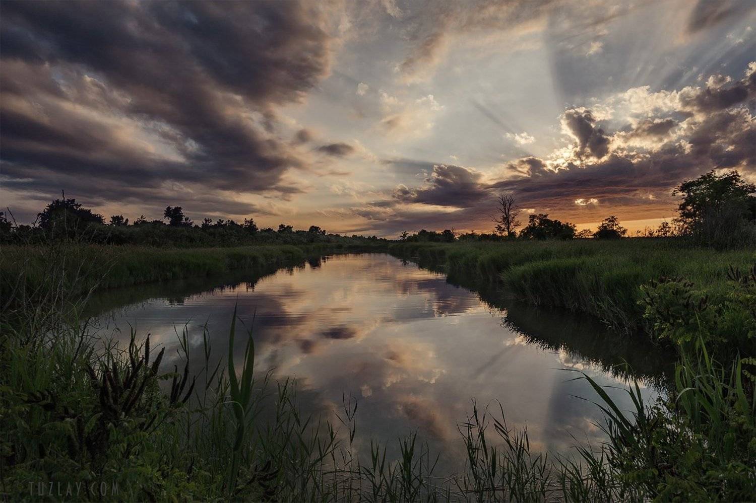 земля таманская, таманский полуостров, закат, Владимир Тузлай