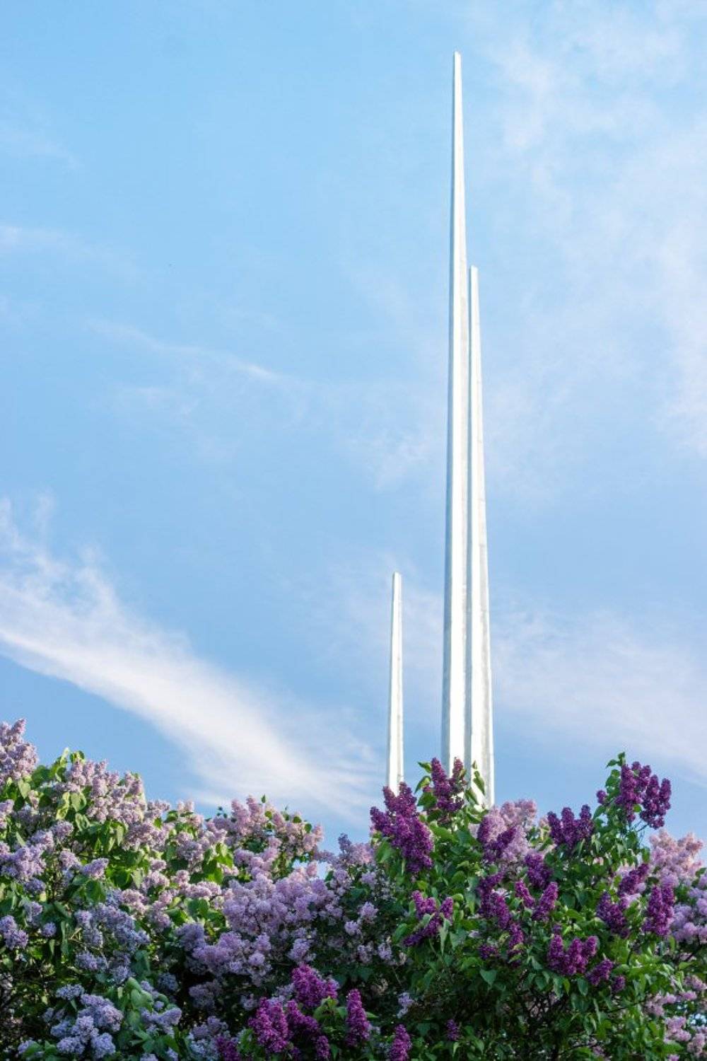 тула, площадь победы, три штыка, сирень, памятник,, Дулов Валерий