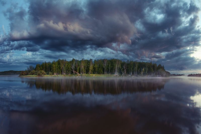 на границе Большого Васюганского болота (река Малый Юган) фото превью
