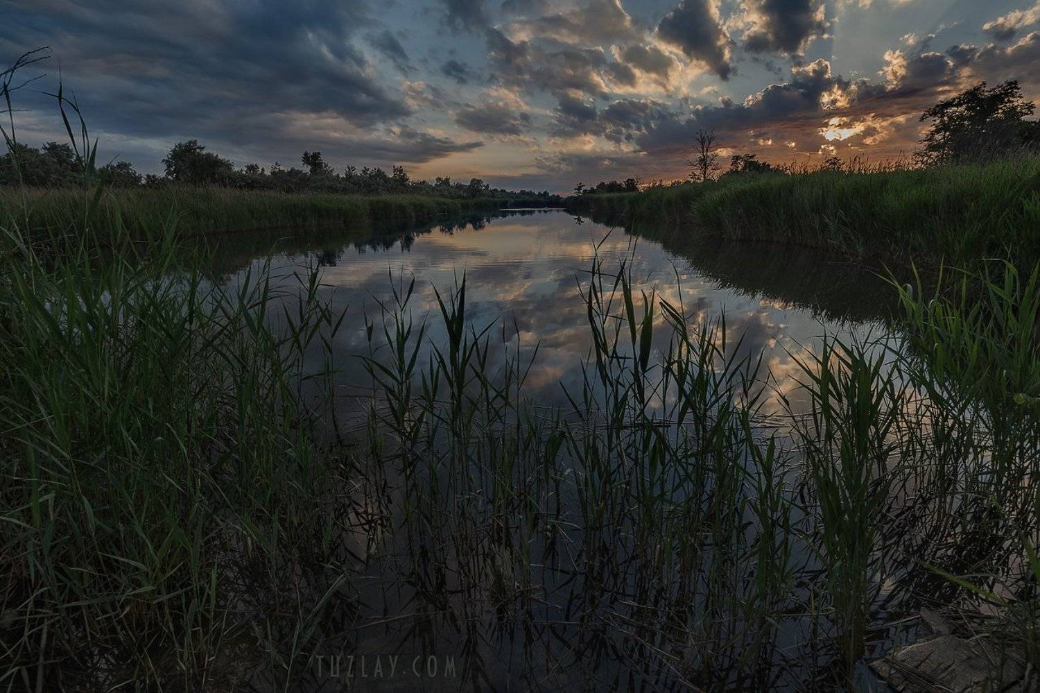 земля таманская, таманский полуостров, закат, Владимир Тузлай