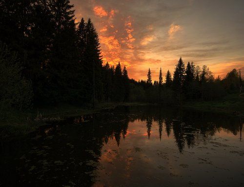 Горящий закат