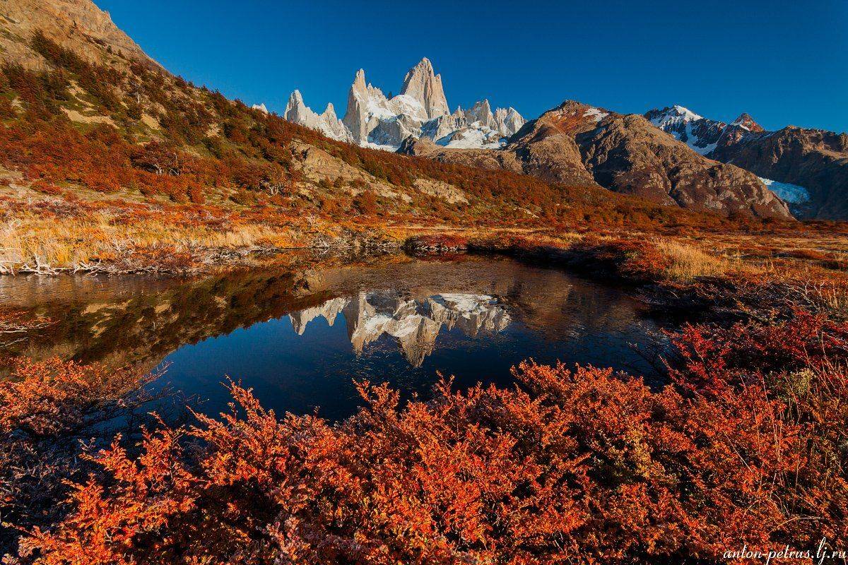 патагония, горы, рассвет, аргентина, Антон Петрусь