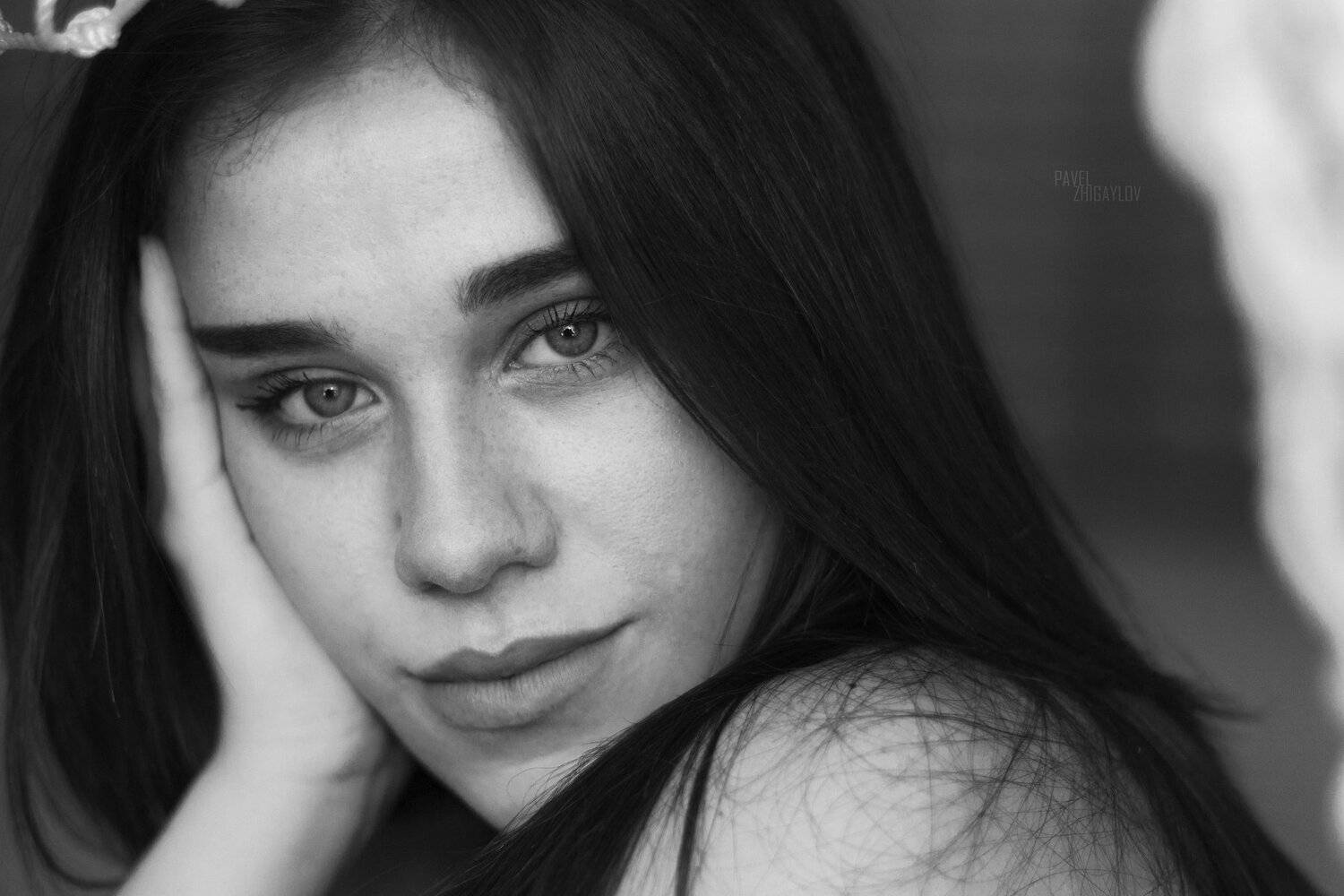портрет, взгляд, чб, Павел Жигайлов