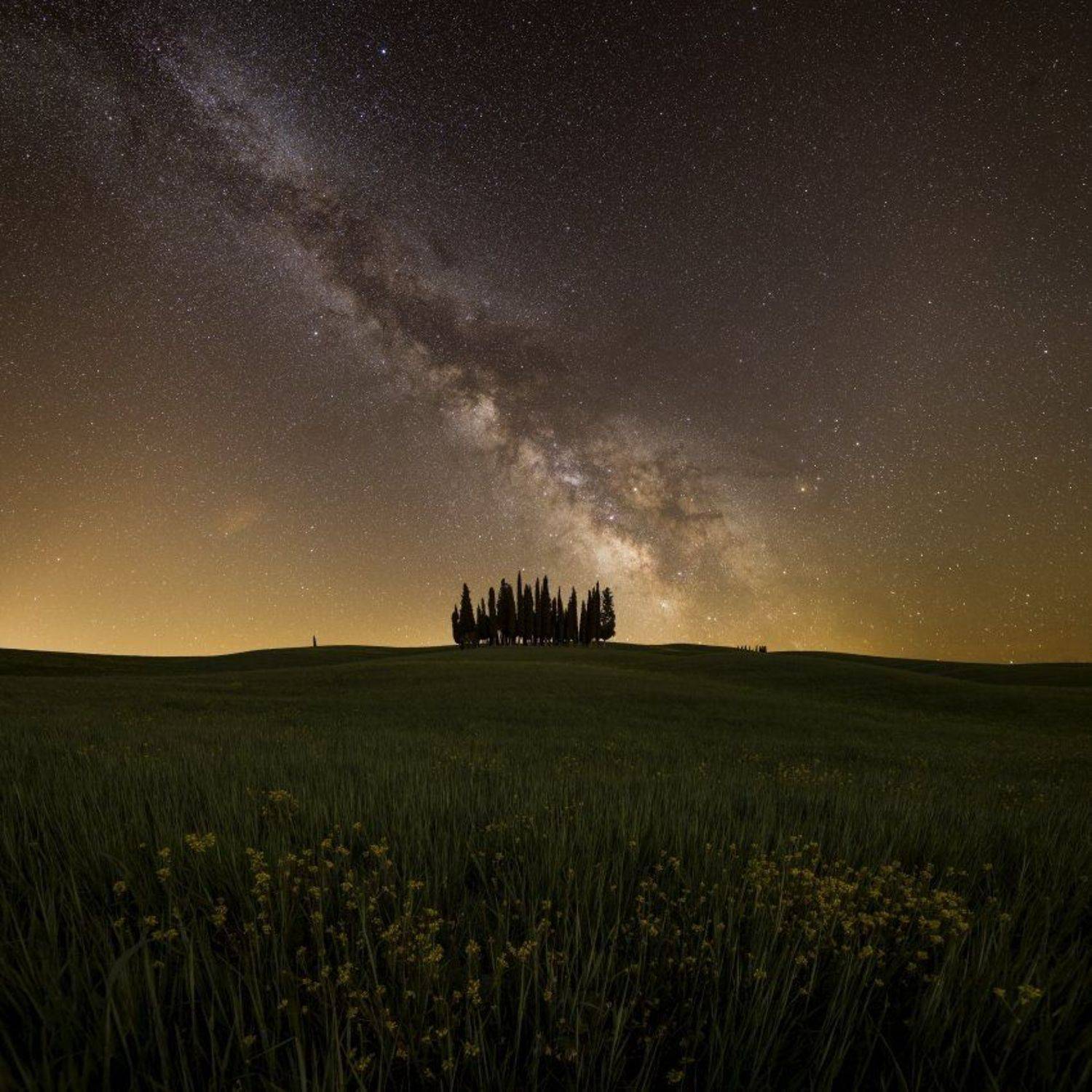 tuscany, toscana, milkyway, stars, galaxy,, Jakub M&uuml;ller
