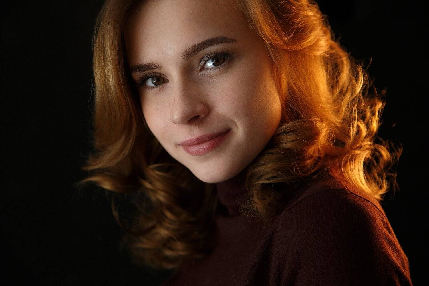 portrait, girl, people, color, eyes, light, девушка, портрет, head, свет, человек, эмоции, цвет, фотосессия, falsh, Иван Лосев