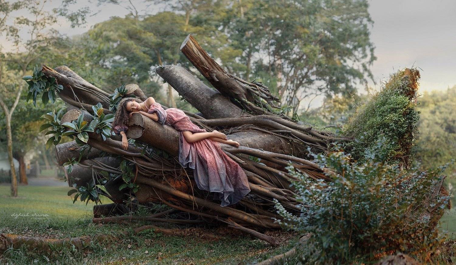 girl tree dzhulirina irinadzhul portreit people, Ирина Джуль