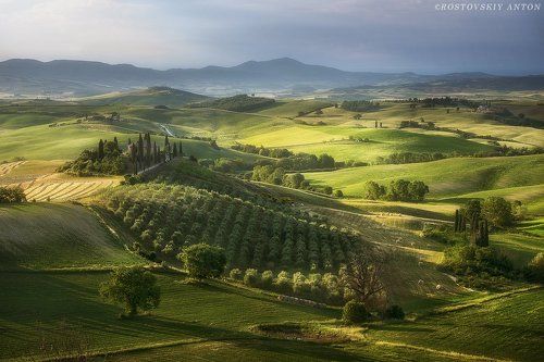 утро в Тоскане