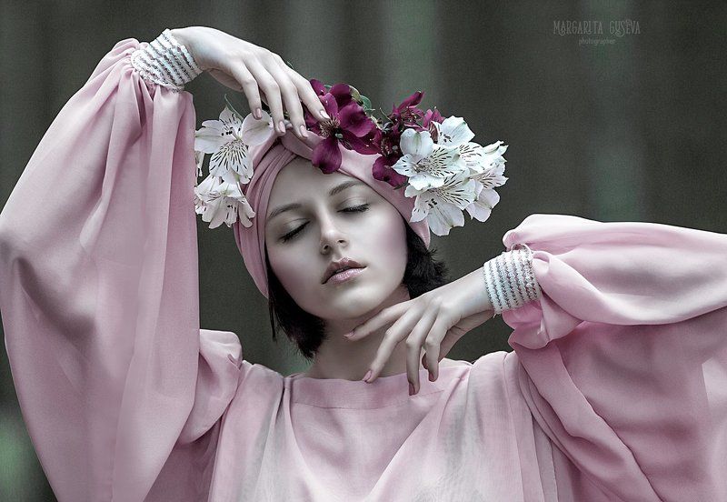 mistery, мистика, fairytail, flowers, руки, hand, pink, девушка, сон, маргарита гусева, margarita guseva Mystery фото превью