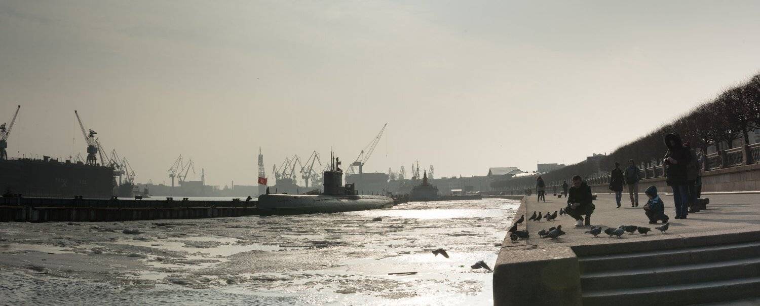 Санкт-Петербург набережная весна , Цукерман Михаил