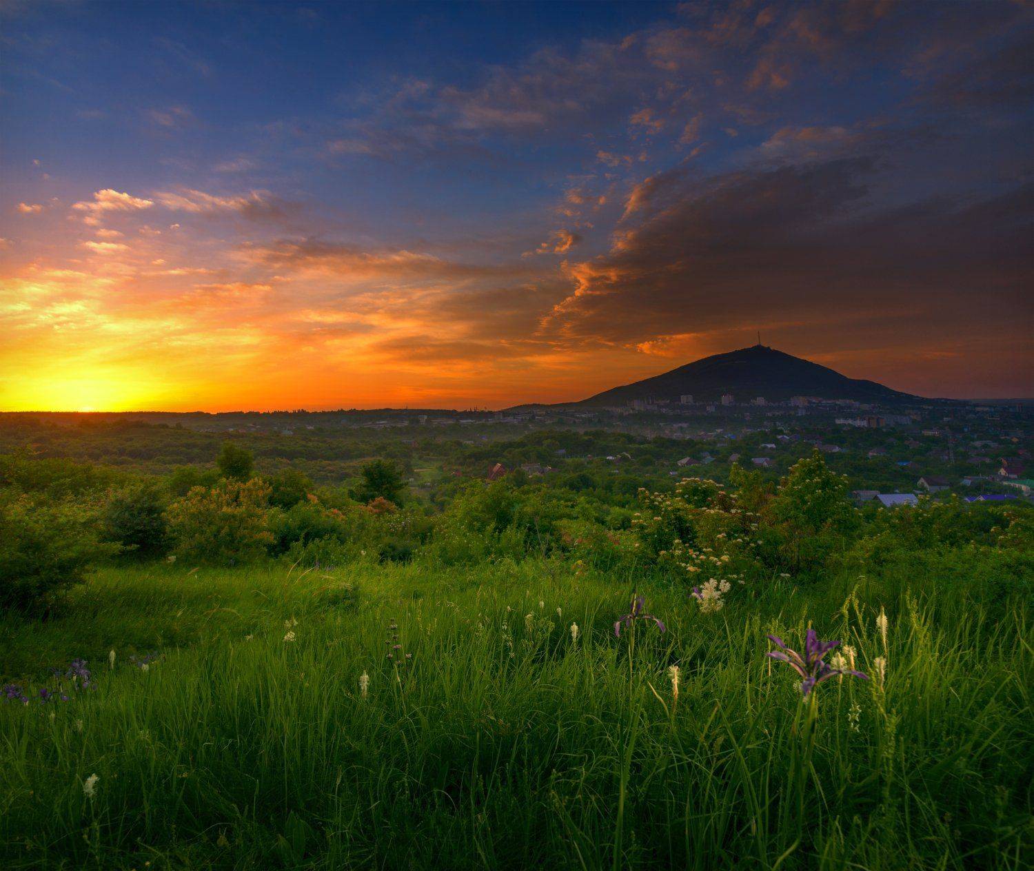 рассвет, машук,пятигорск,лето, Елена Брежицкая