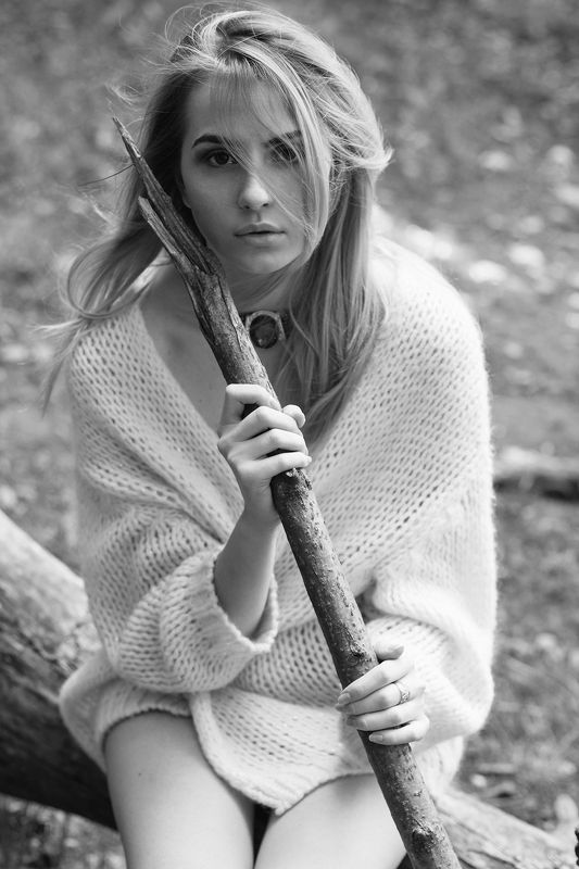 #girl #portrait #bw Алина фото превью