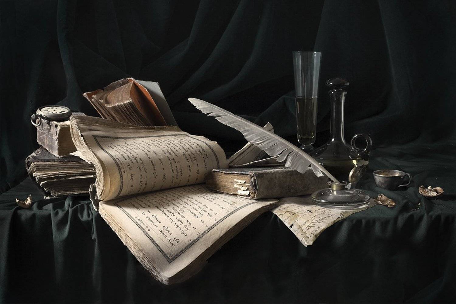 натюрморт, книги, still life, Евгений Корниенко