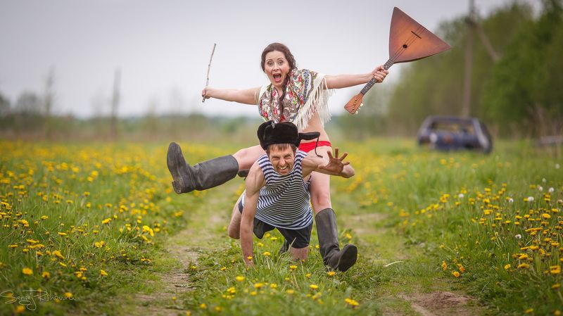 россия, село, поле, колхоз, веселье Наша Russia фото превью