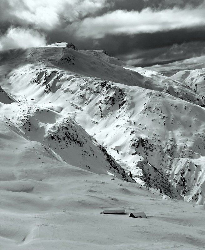 горы, зима затерянные фото превью